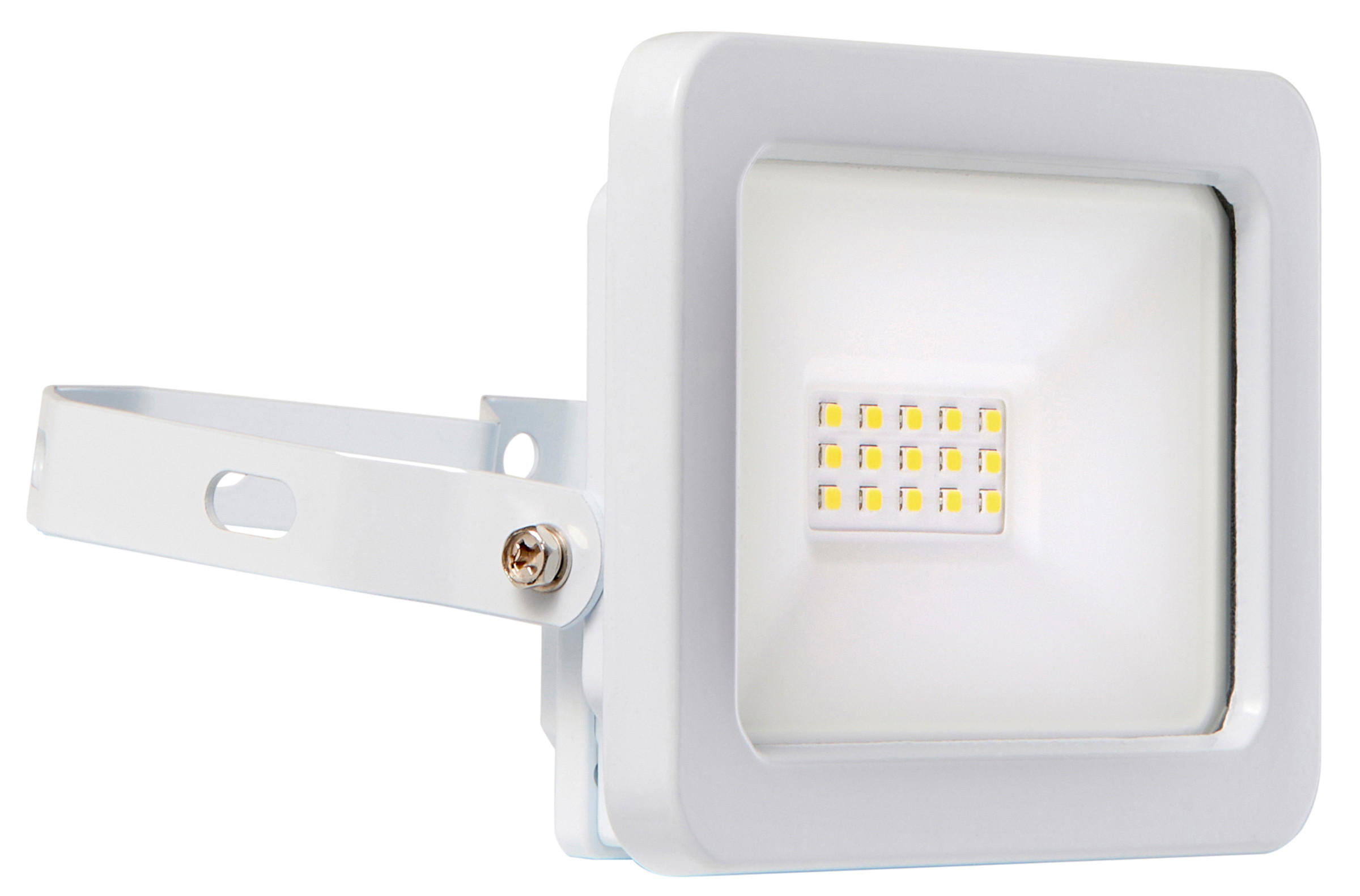 LED-STRAHLER - 15W mit 1500 Lumen, IP65 wasserdicht für Außenbereich, Aluminiumgehäuse, 2er-Set - Weiß, Metall (12.9/9.3/4.2cm) - Northpoint