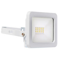 LED-STRAHLER - 15W mit 1500 Lumen, IP65 wasserdicht für Außenbereich, Aluminiumgehäuse, 2er-Set - Weiß, Metall (12.9/9.3/4.2cm) - Northpoint