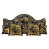 NACHTTISCHKISSEN Goldblume Blau 60*140cm 4er-set - Blau, Textil (15/140cm) - Vercart