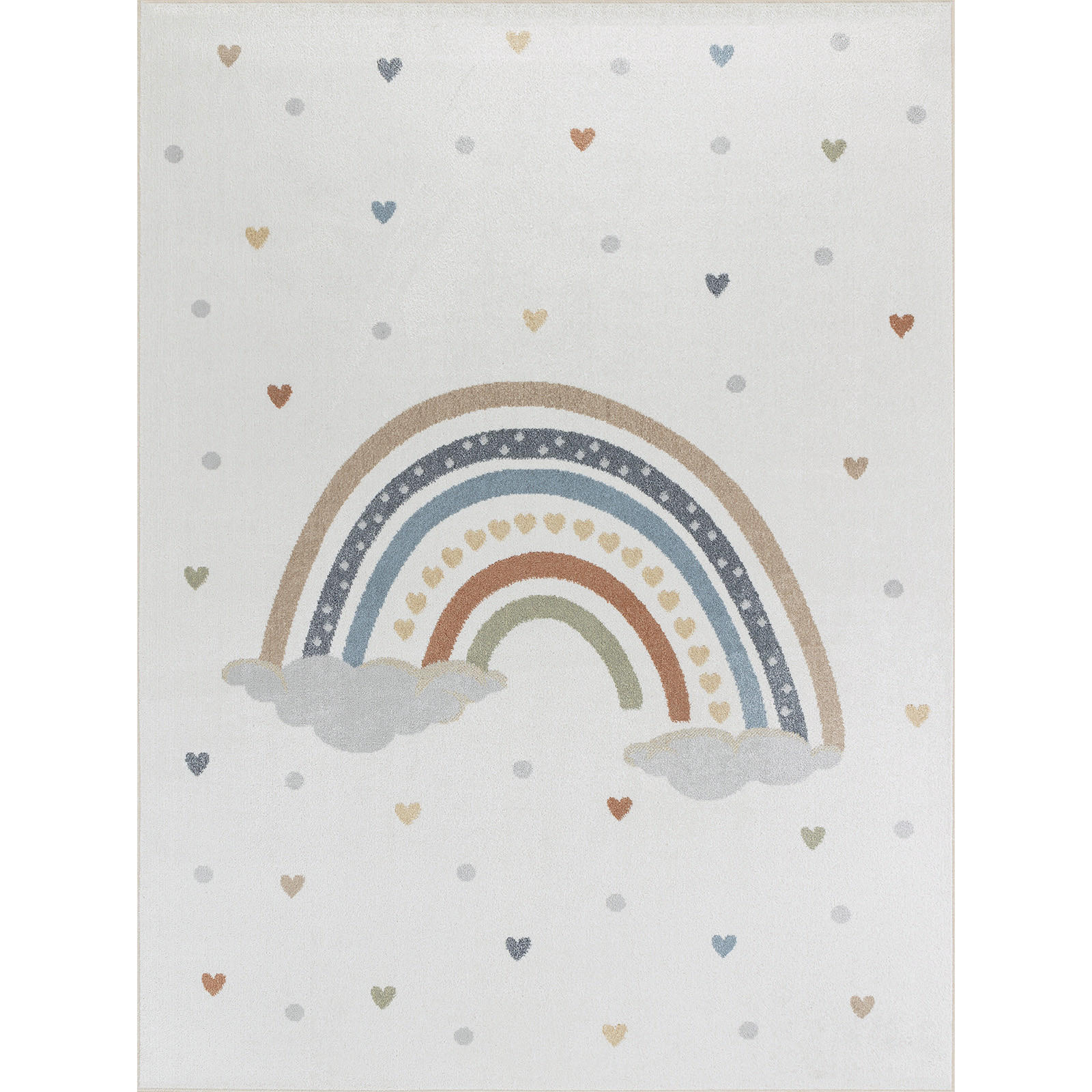 KINDERTEPPICH Maschinenwaschbar 160/213 cm Mehrfarbig - Multicolor, Naturmaterialien/Textil (160/213cm) - LIVABLISS