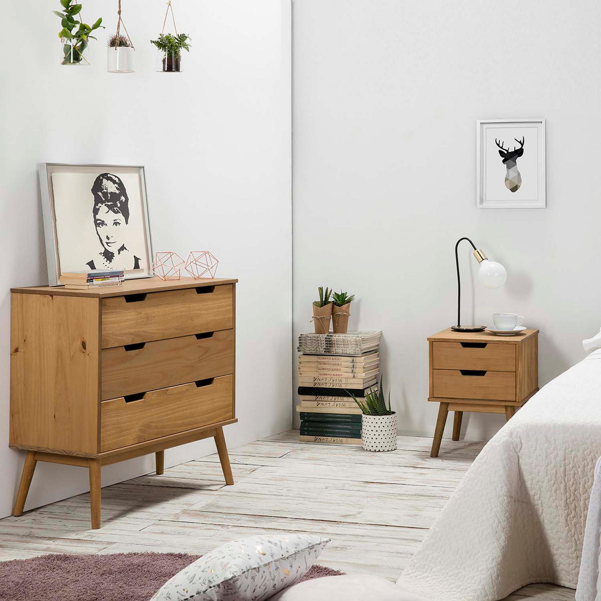 KOMMODE 80/82/40 Bali - Wildeiche, Holz (80/82/40cm)