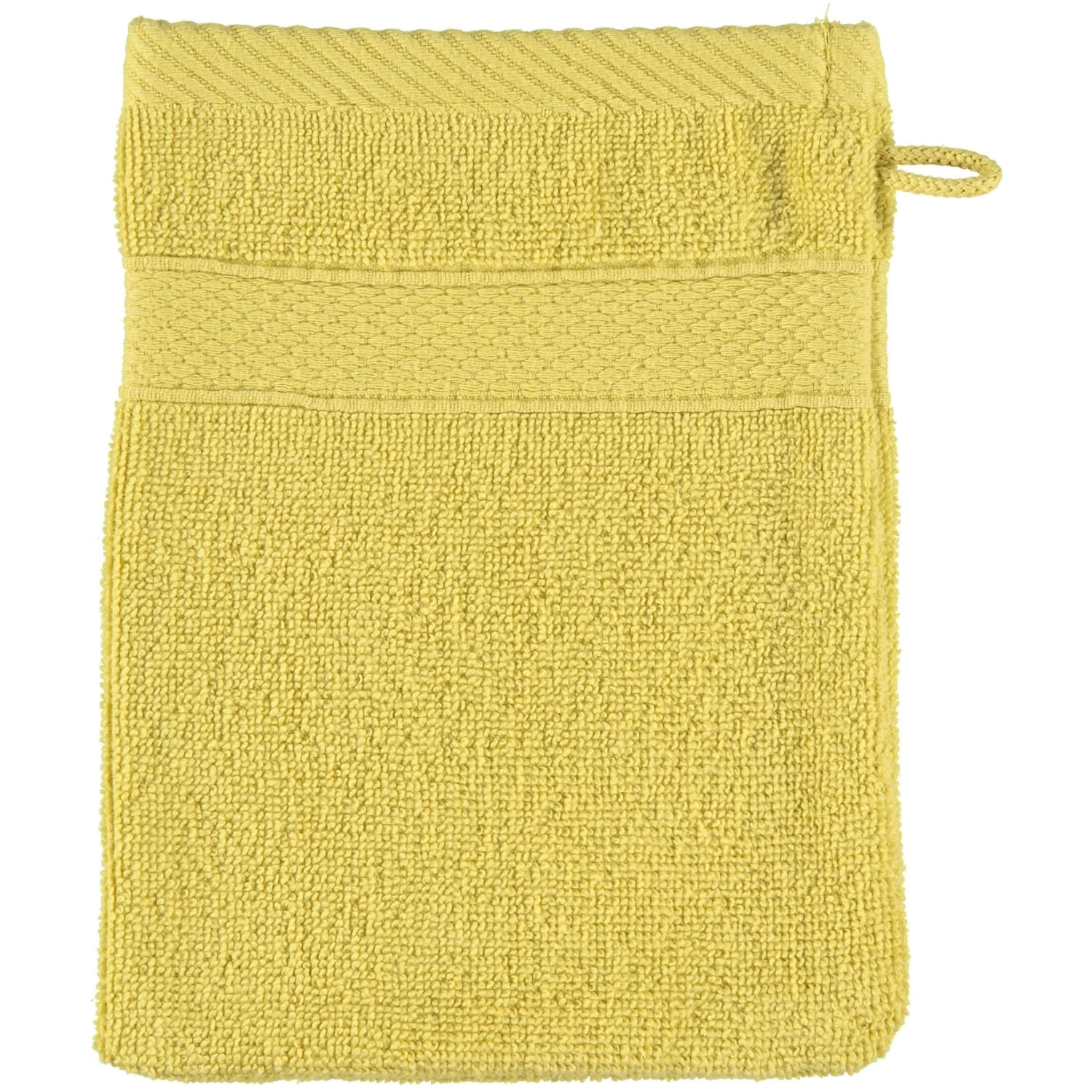 WASCHHANDSCHUH DIAMANT MUSTARD - 408 - Gelb, Textil (15/21cm) - Egeria