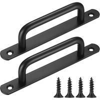 MÖBELGRIFF Schwarz 2er-Set 180 mm - Schwarz, Metall (2.5/3.65/18cm)
