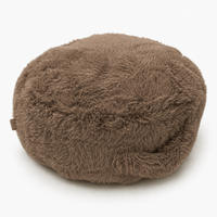 KINDERPOUF Mammoth rund flauschig - Braun, Textil (65/65/65cm) - MeowBaby