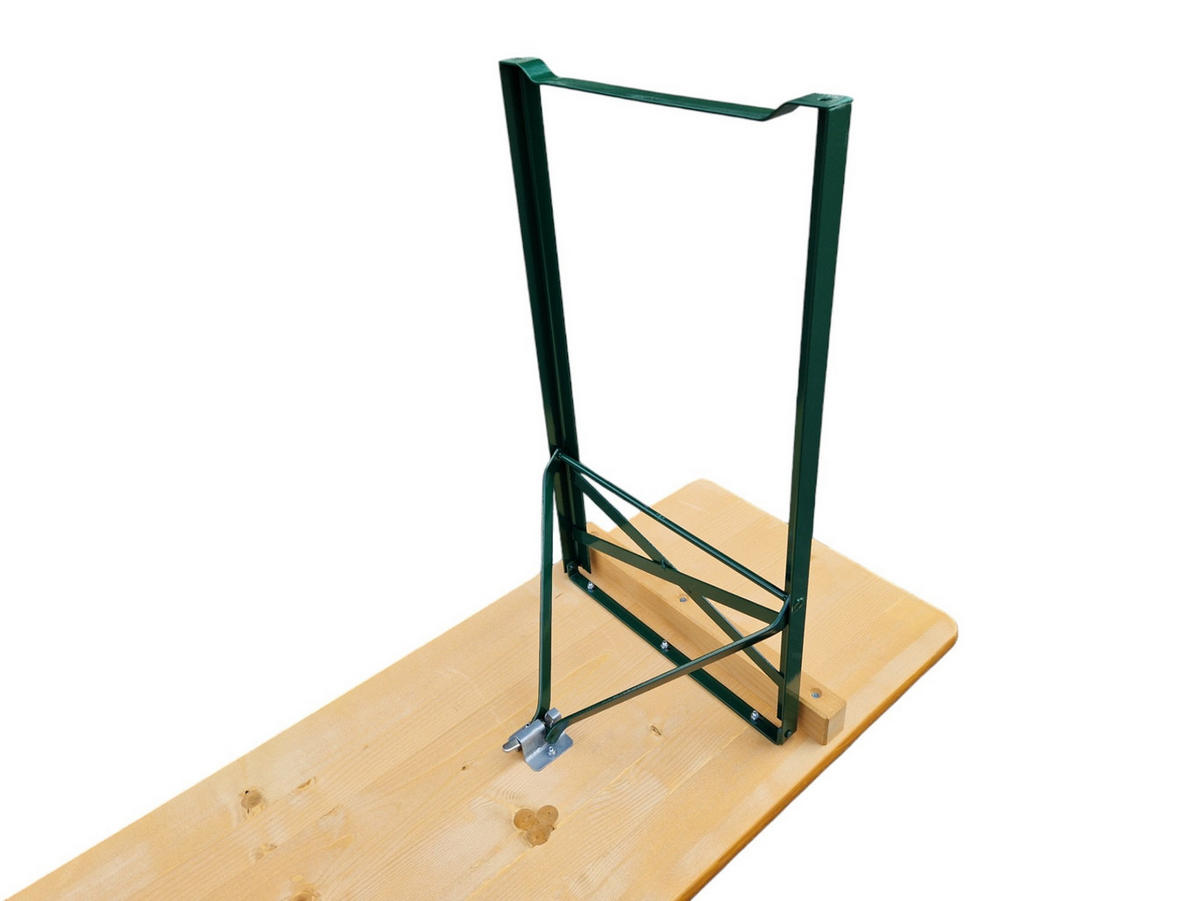 BIERZELTGARNITUR ALPENFEST PRO Premium QualitätMit Rückenlehne 77x220x50cm Fichtenholz - Eichefarben, Holz - CHEFGASTRO