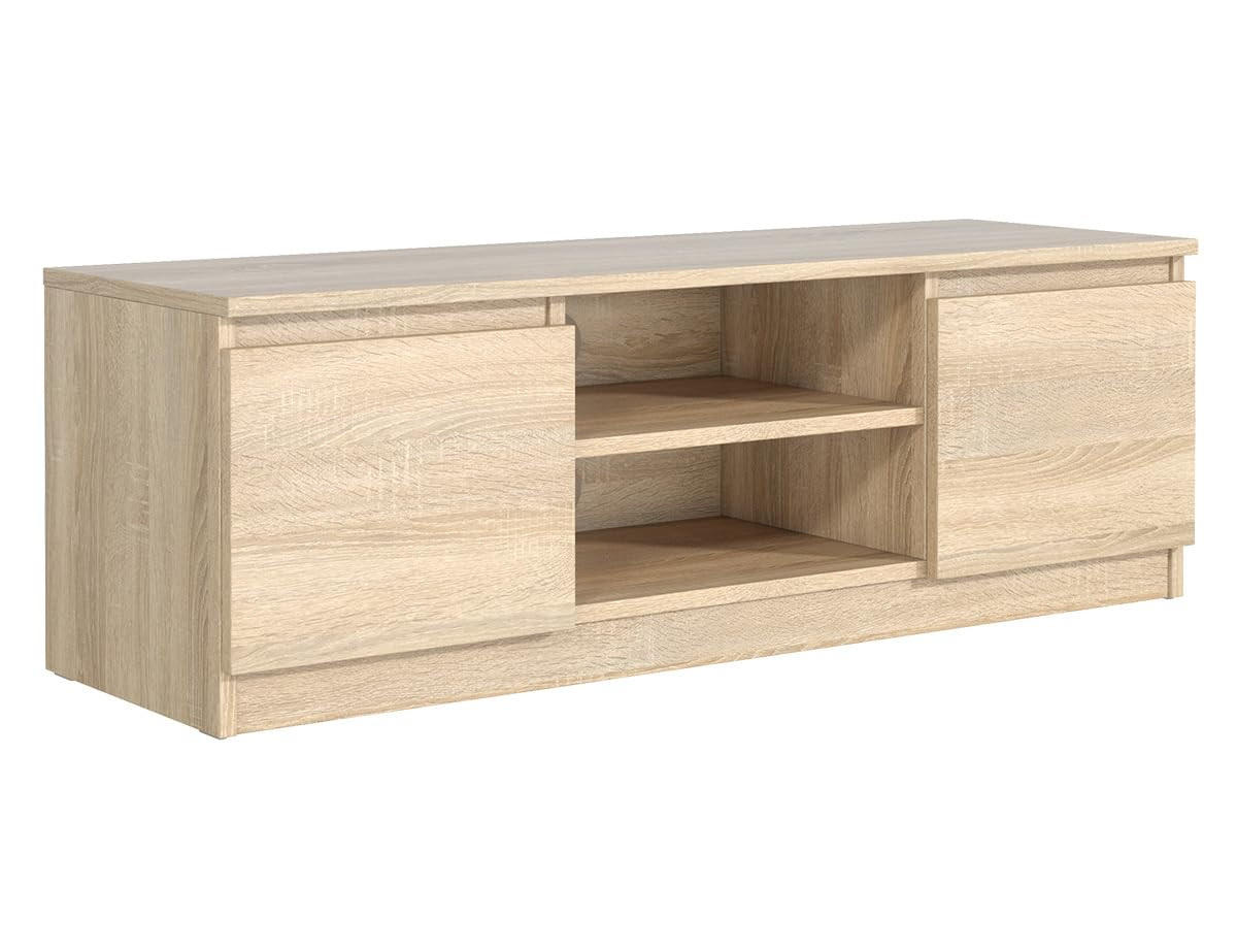 TV Schrank SonomaEiche 120,4 x 39 x 38,5cm Wohnzimmer Möbel - Sonoma Eiche, Holzwerkstoff (120/39/39cm) - MebLocker