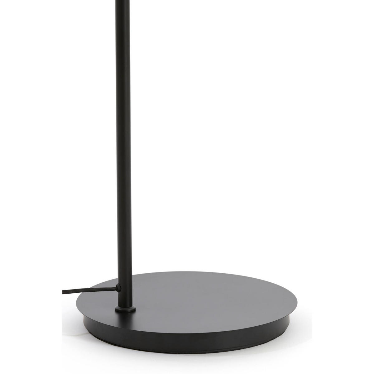 STEHLEUCHTE Baylie Schwarz 43/30/165 cm - Schwarz, Metall (43/30/165cm) - Light & Living