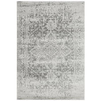 TEPPICH Kunstfaser kurzflor vintage orientalisch LODI-Lambro, Silbergrau 120x170 cm - Silberfarben, Textil (120/170cm) - KADIMA DESIGN