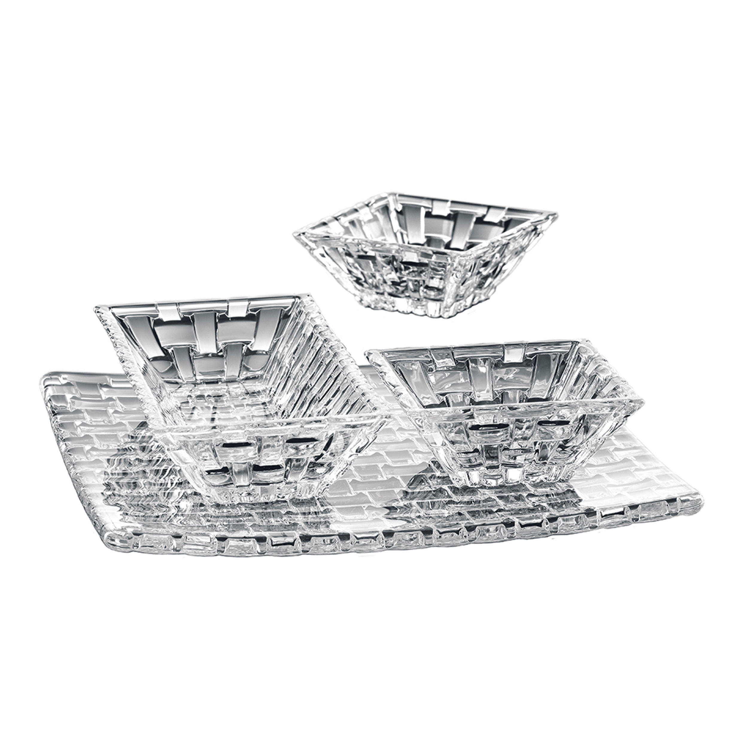 SERVIERSET Bossa Nova, 4-tlg., Kristallglas - Transparent, Glas (2.3/8.5/8.5cm) - Nachtmann