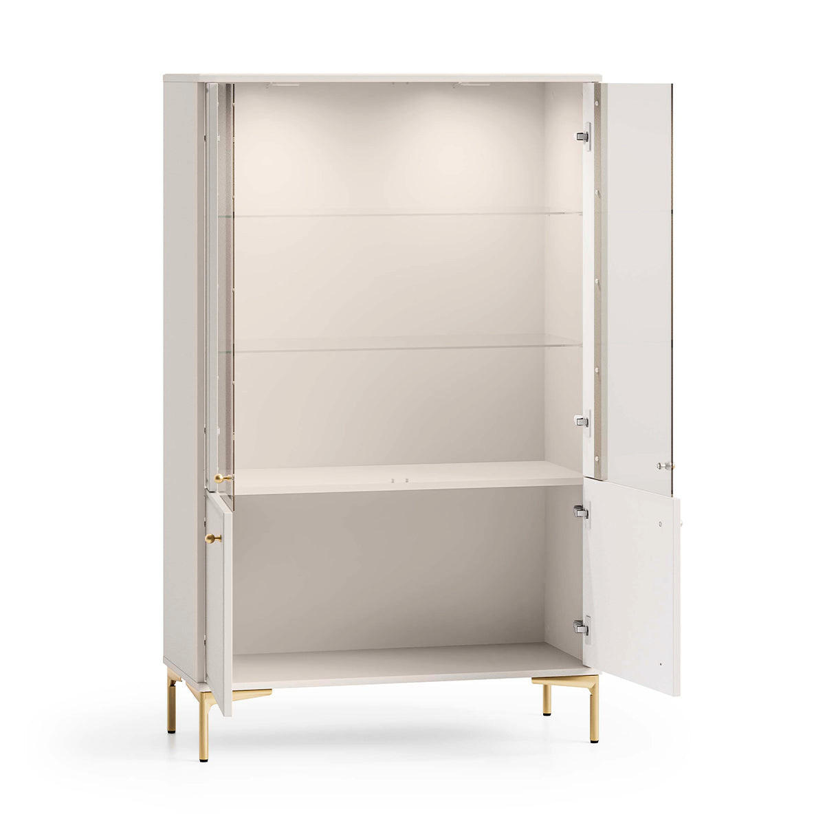 OMARA ZA POSODO Sélène Kašmir - bež, leseni material (92/149/40cm) - Petits-meubles