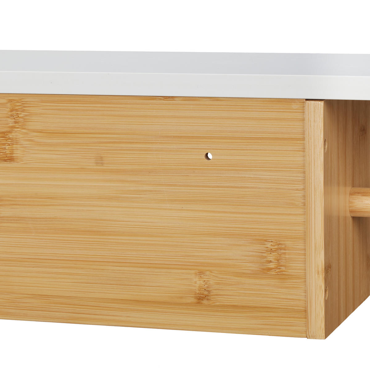 TOILETTENPAPIERHALTER - Hellbraun, Holz/Holzwerkstoff (50/17/18cm) - Relaxdays