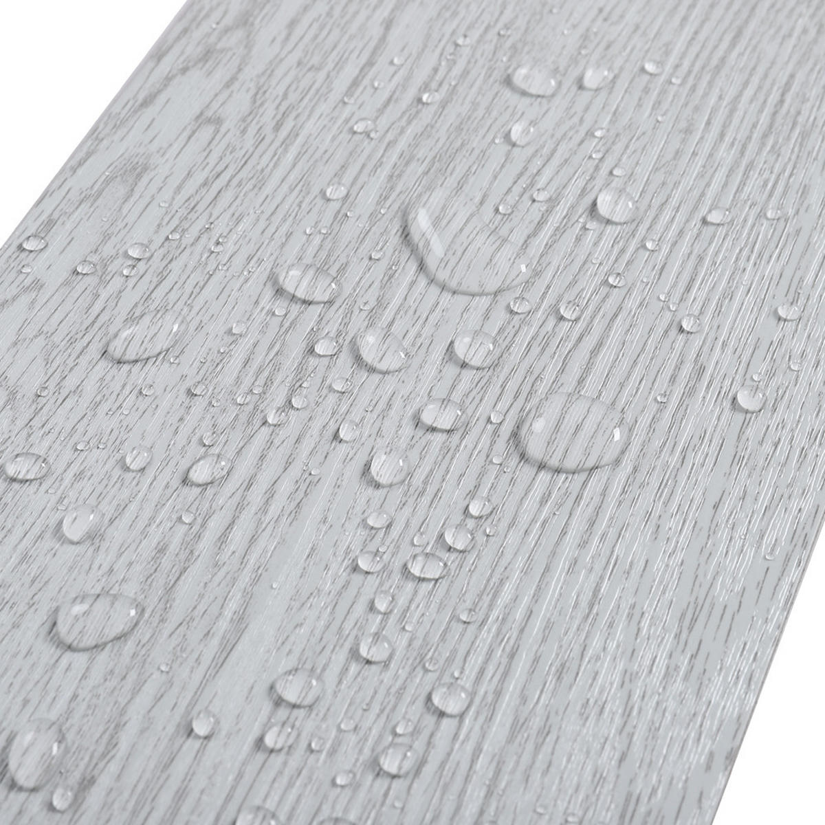 VINYLBODEN 5m²/36-TLG. selbstklebend PVC - Hellgrau, Kunststoff (0.2/91.5/15.2cm) - Livingandhome