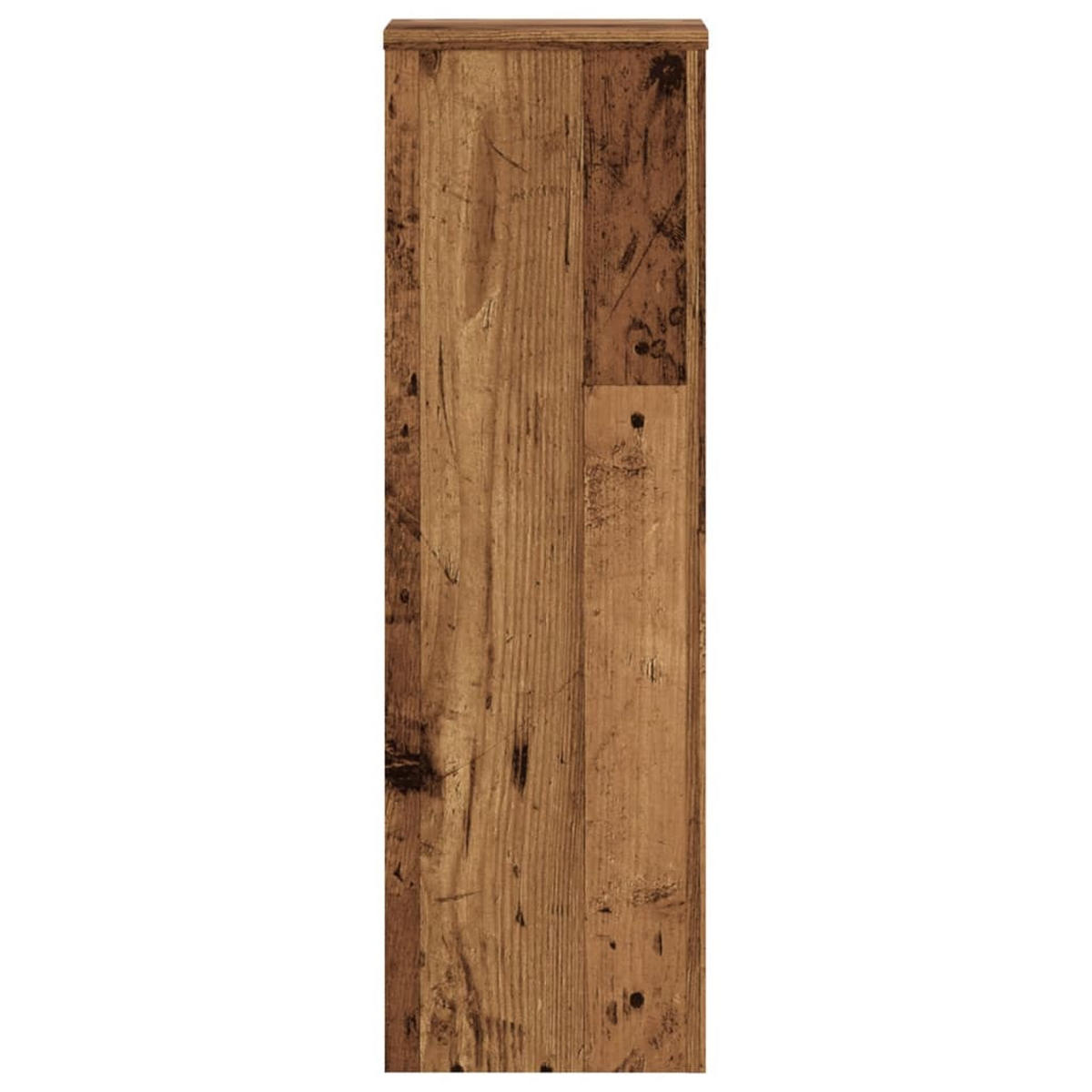 PFLANZENSTÄNDER 2er Set Altholz-Optik 25/25/80 Cm Holzwerkstoff - Braun, Holzwerkstoff (25/80/25cm) - vidaXL