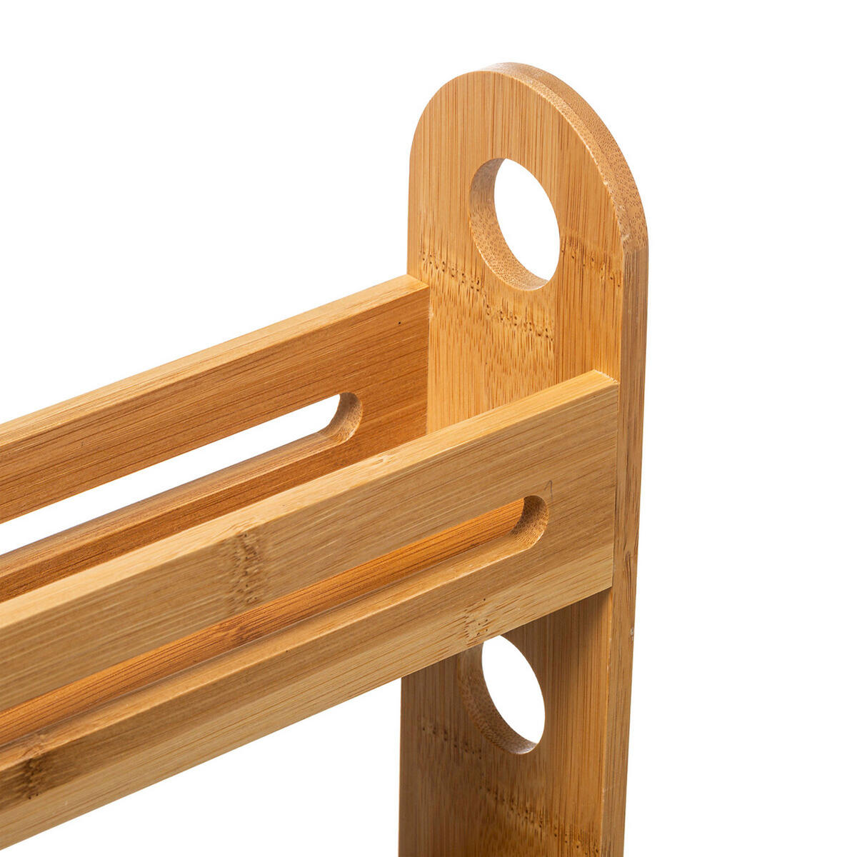 GEWÜRZREGAL 2-stöckig, Bambus, 27.5 cm - Braun, Holz (7/27.5/30cm) - 5five Simply Smart