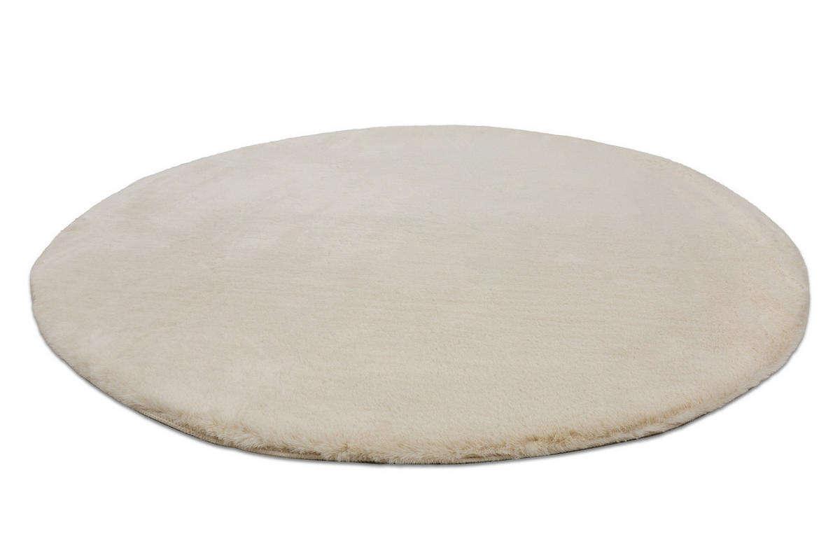 TEPPICH Bunny 140 cm - Beige, Textil (140/140cm) - rugsX