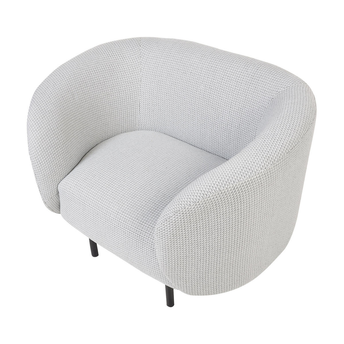 3-SITZER SOFA SET Polsterbezug weiß Loen - Weiß, Textil (155/79/70cm) - Beliani