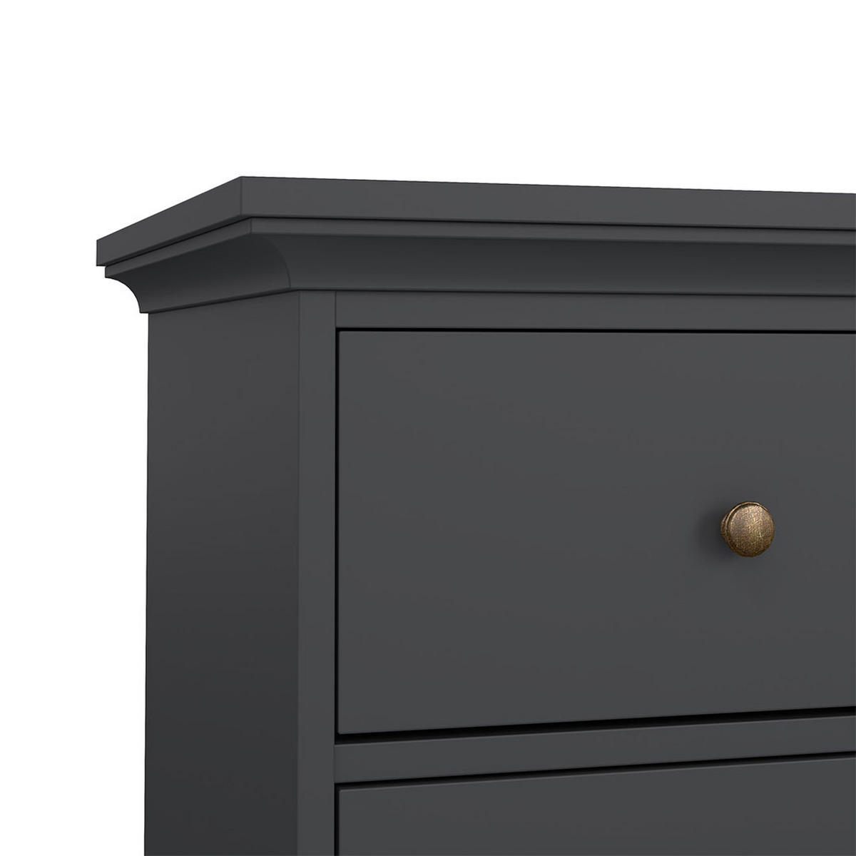 KOMMODE Schwarz - Schwarz, Holzwerkstoff (183/87/48cm) - ebuy24