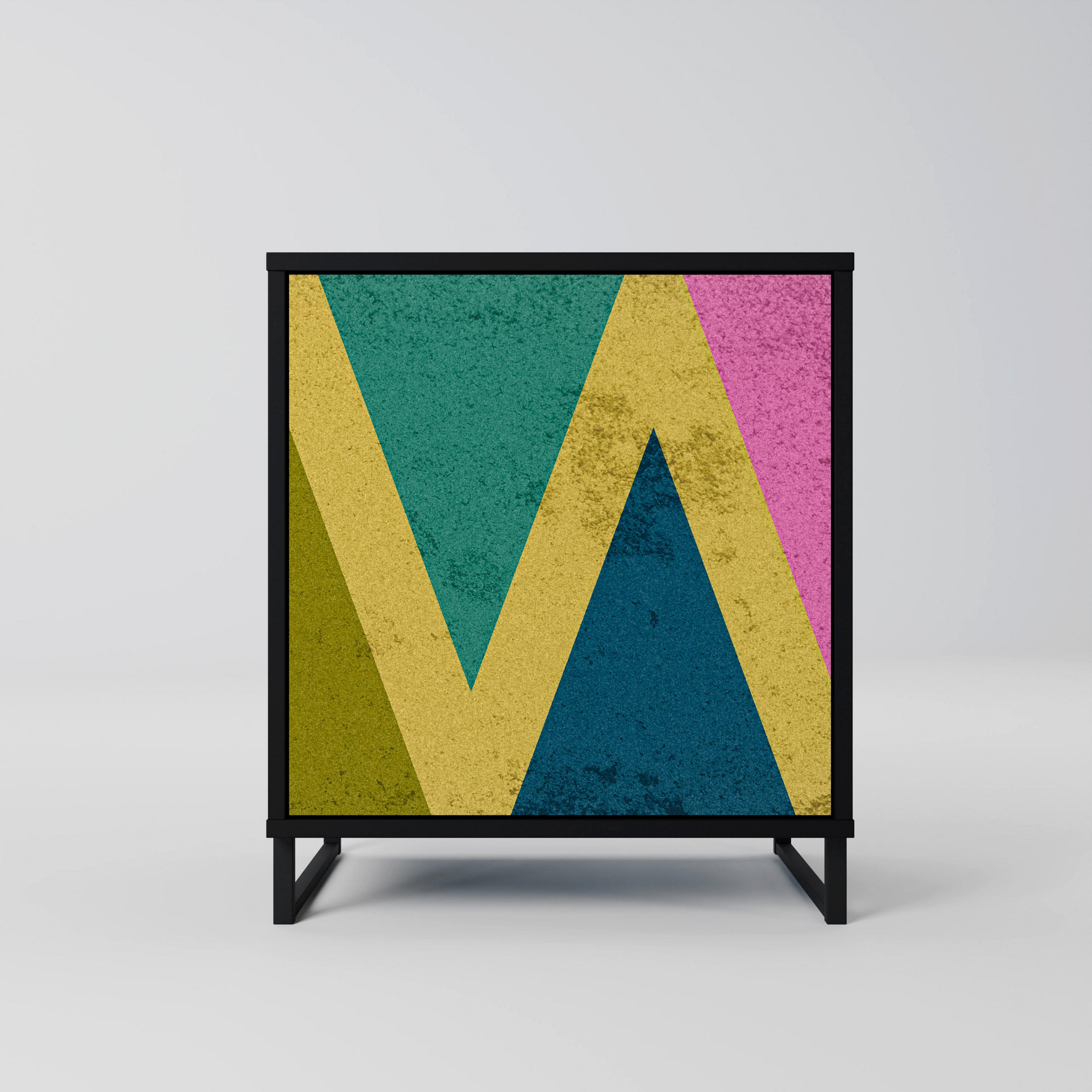 SpaceRebels Sideboard Schwarz 57.5x67.5x42 cm