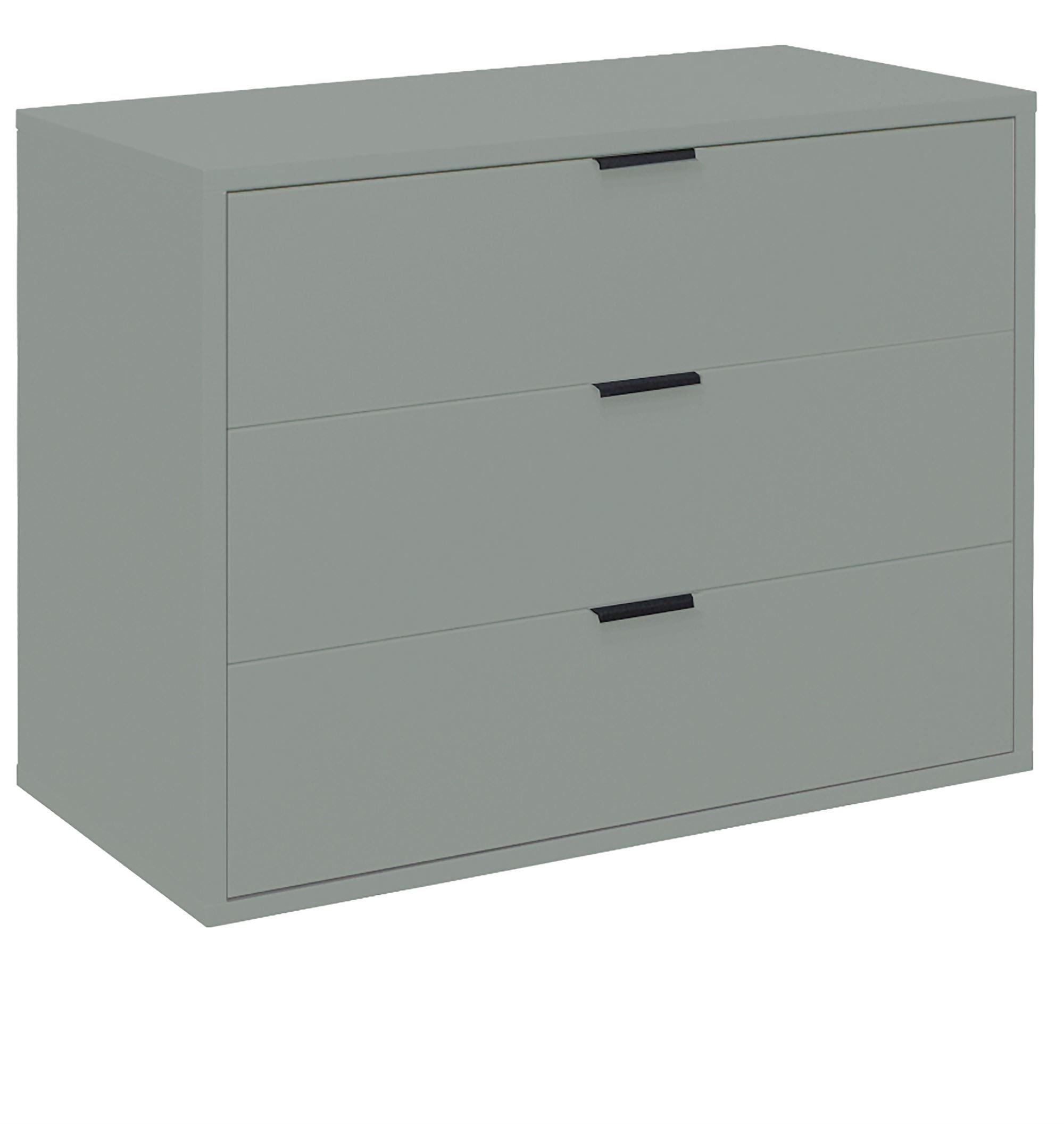 KOMMODE Erna 81x45x67 Pinie Green matt Lack - Grün, Holzwerkstoff (81/67/45cm) - 58aufmkessel