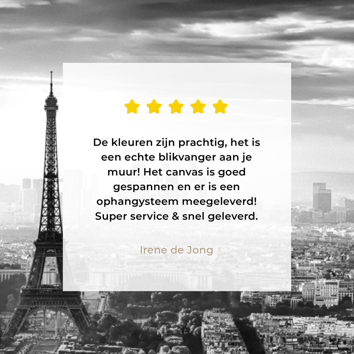 LEINWANDBILD Paris - Skyline - Eiffelturm - Stadt - Wolken Wohnzimmer Groß 120x80 cm - Dunkelgrau, Textil (120/80cm) - MuchoWow