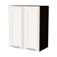 HÄNGESCHRANK Salo W3/60 Schwarz / Weiß Matt 60 / 32,5 / 72cm - Schwarz/Weiß, Holz/Holzwerkstoff (60/72/32.5cm) - Feldmann-Wohnen