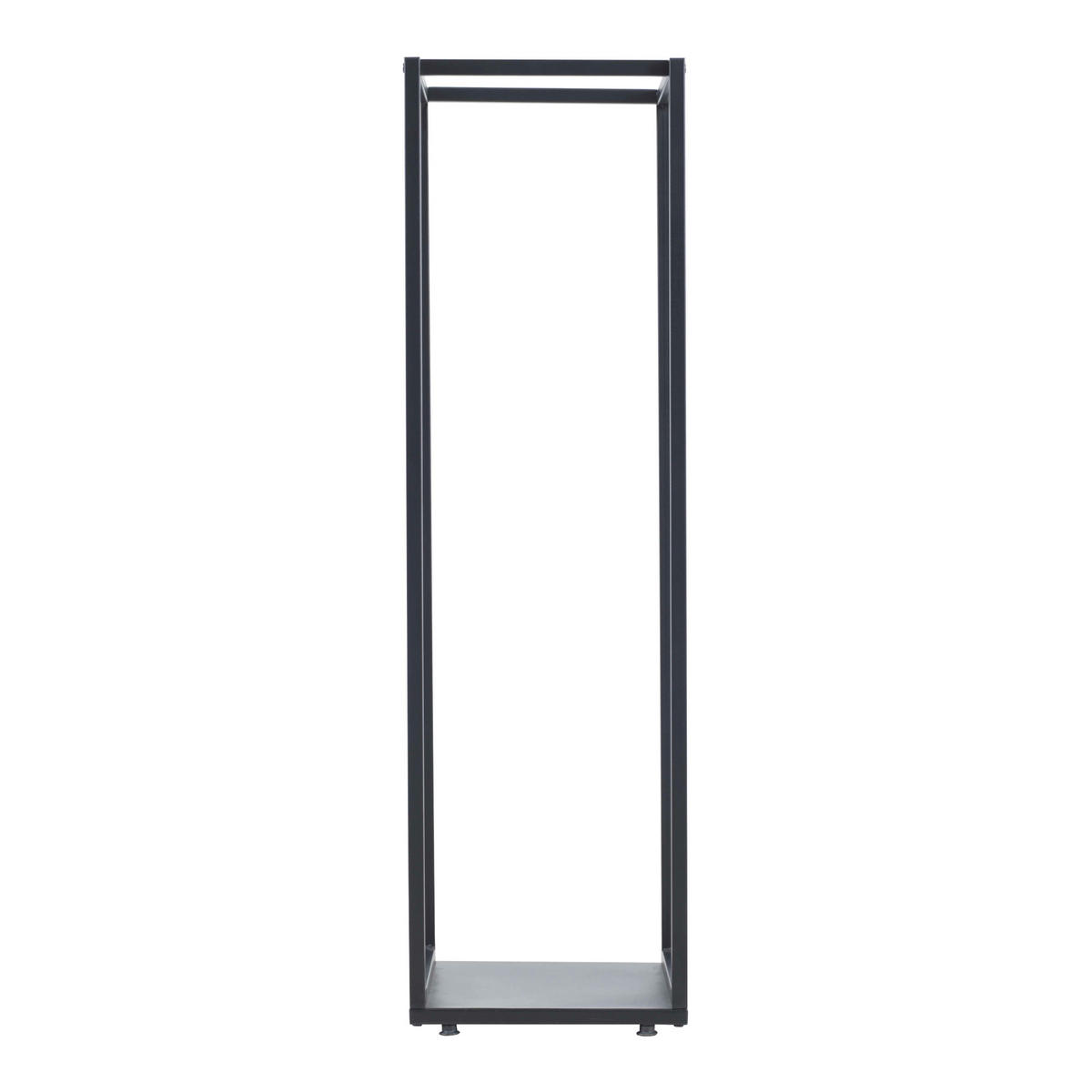 KAMINHOLZREGAL Tornved - Schwarz, Metall (35/120/35cm) - [en.casa]