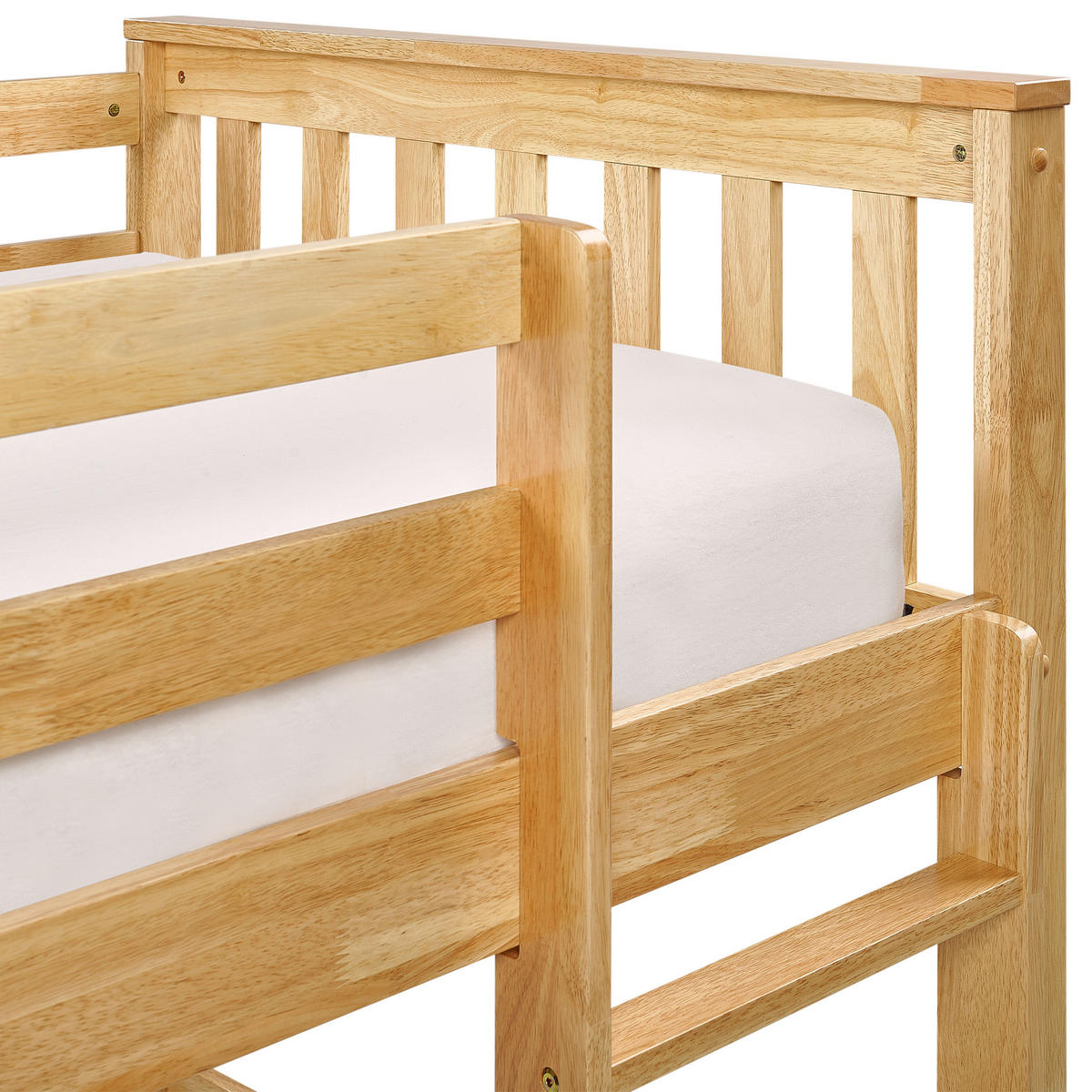 HOCHBETT 90x200 cm Heller Holzfarbton Lazer - Hellbraun, Holz (90/200cm) - Beliani