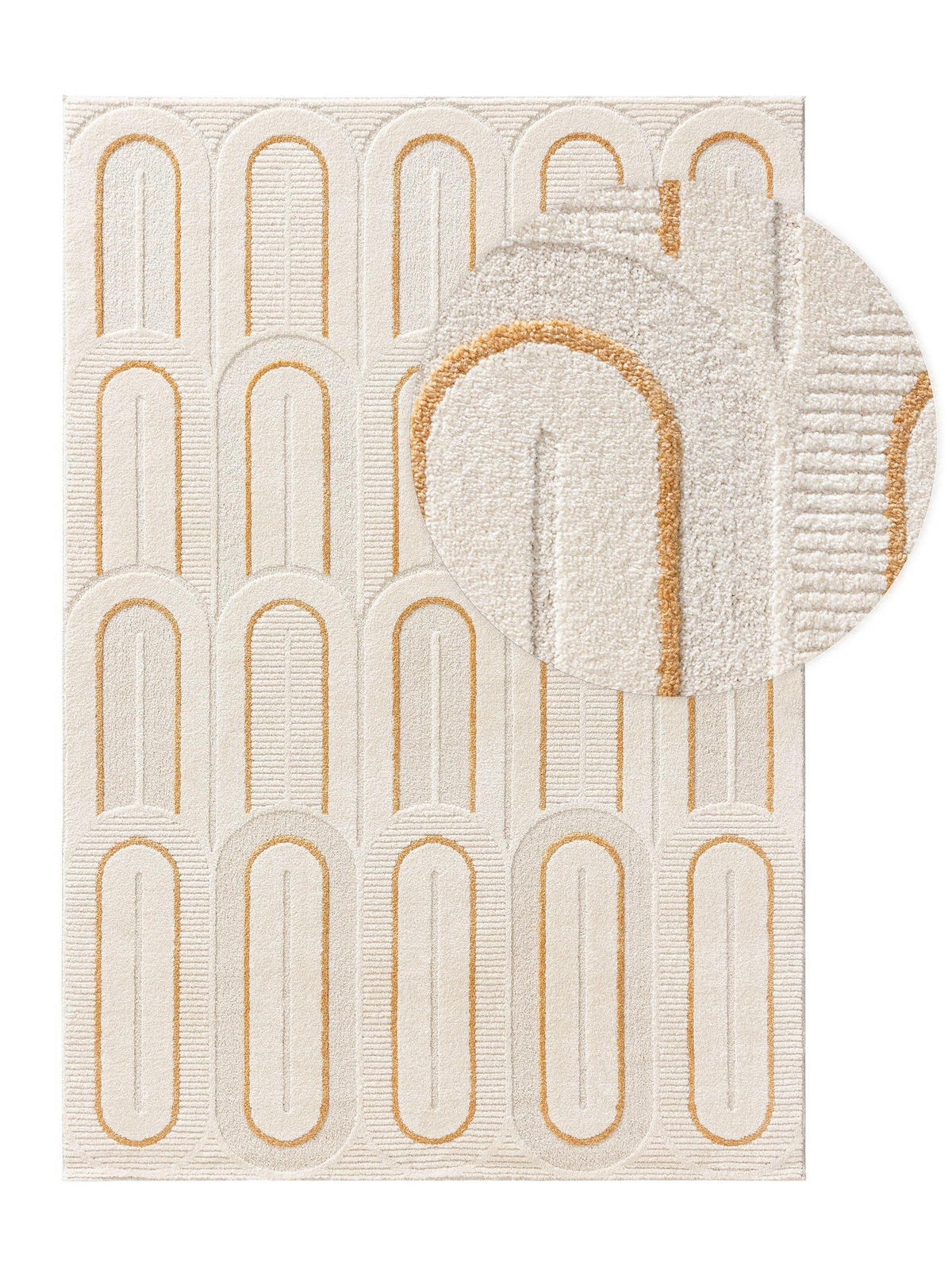 TEPPICH Marta Cream 200x290 cm - Creme, Textil (200/290cm) - benuta Pop