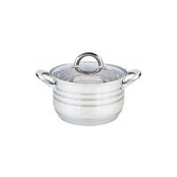 TOPF Silber 28/18/11.5 cm MR351218 - Silberfarben, Metall (18cm) - Maestro 
