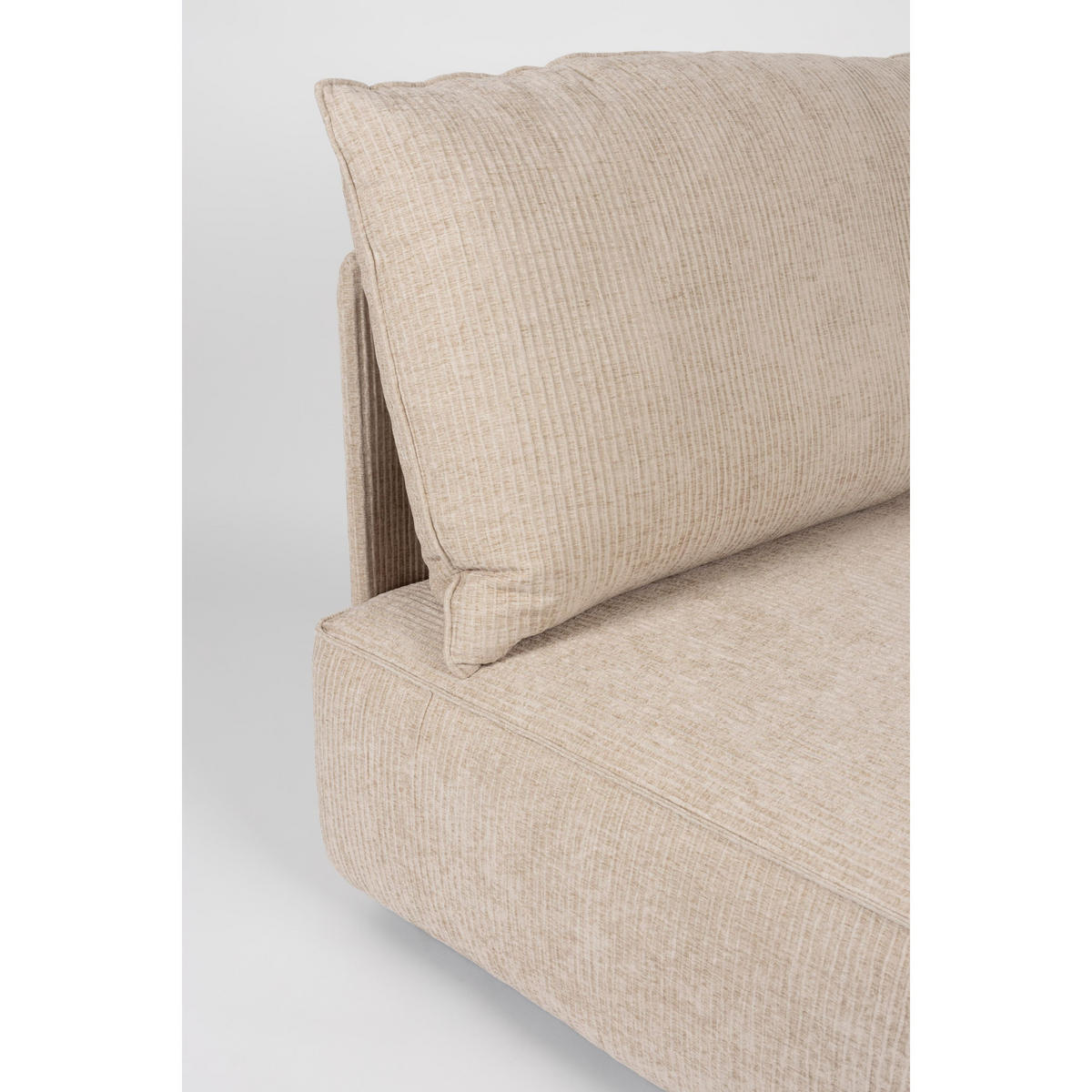 SOFA ELEMENT Hunter Rückenlehne Sand/ Beige - Beige, Textil (99/87/100cm) - Zuiver