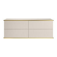 WASCHBECKENUNTERSCHRANK - 150 cm x 47 cm - holz - beige Keliza - Beige, Holz (150/54/47cm) - Vente-Unique