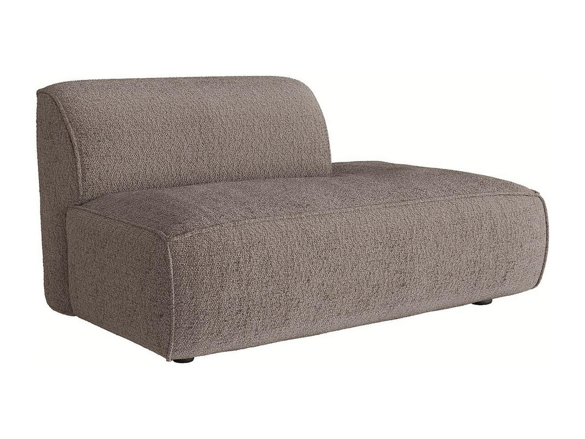 RECAMIERE ohne Schlaffunktion - 1 Person - stoff - taupe Camilio - Taupe, Textil (130/74/97cm) - Vente-Unique