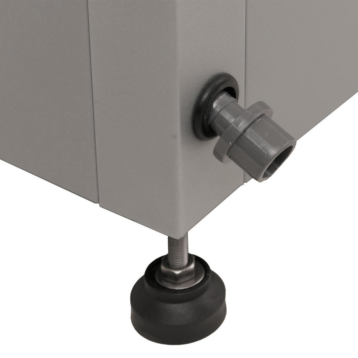 HOCHBEET Grau - Grau, Metall (161/91/51cm) - MCW