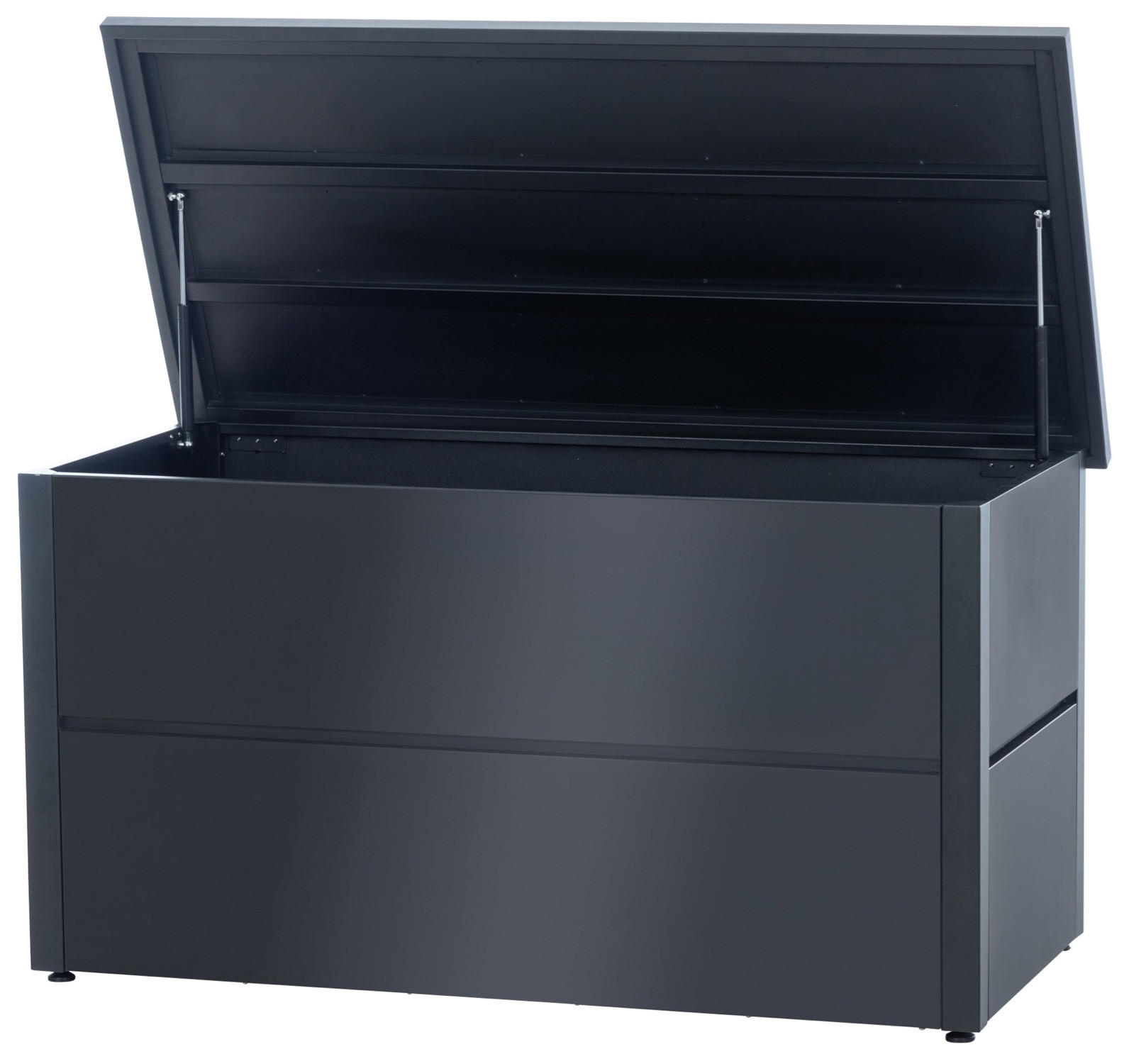AUFLAGENBOX Adlan L - Schwarz, Kunststoff (165/85/69cm) - TPFGarden