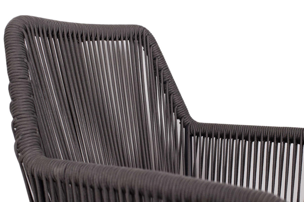 GARTENSTUHL Marbella - Grau, Metall (63/78/58cm) - Mr. Deko