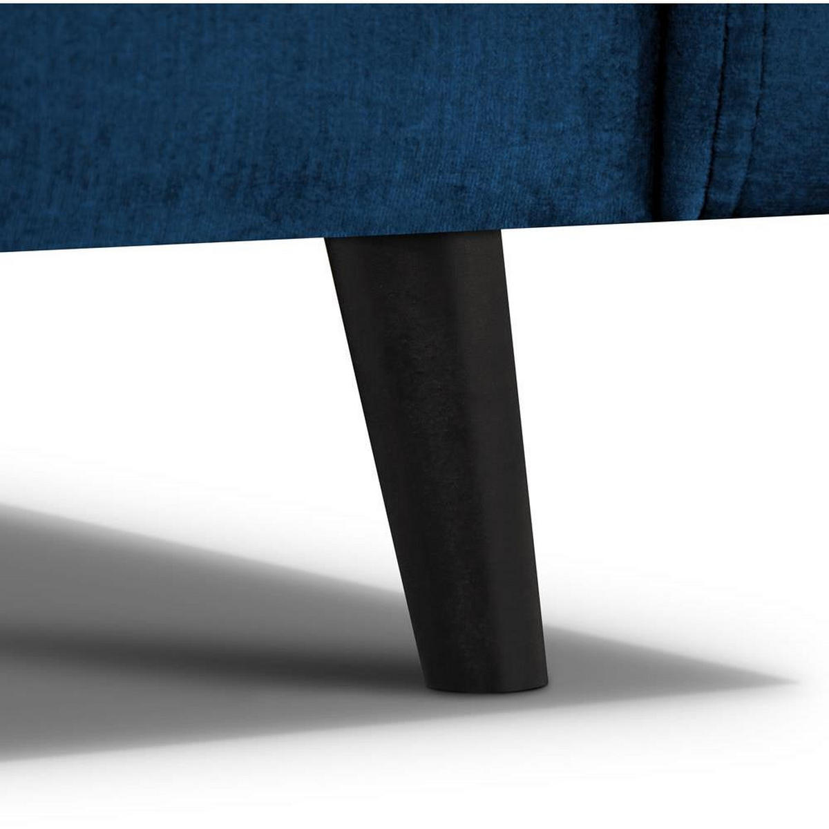 3-SITZER Schlafsofa Nancy Bis dunkelblau - Dunkelblau, Holz/Textil (220/89/93cm) - Beautysofa