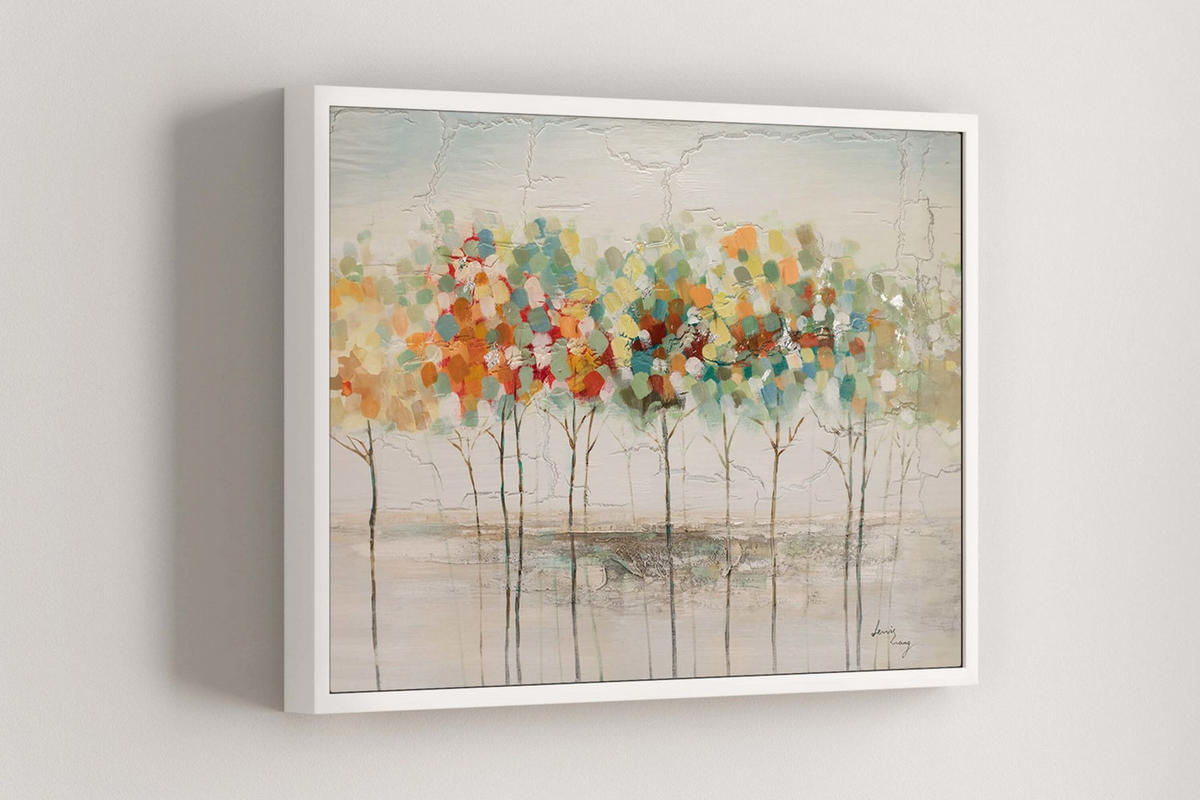 ÖLGEMÄLDE 80/60 cm - Multicolor, Holz/Textil (80/60cm) - KUNSTLOFT