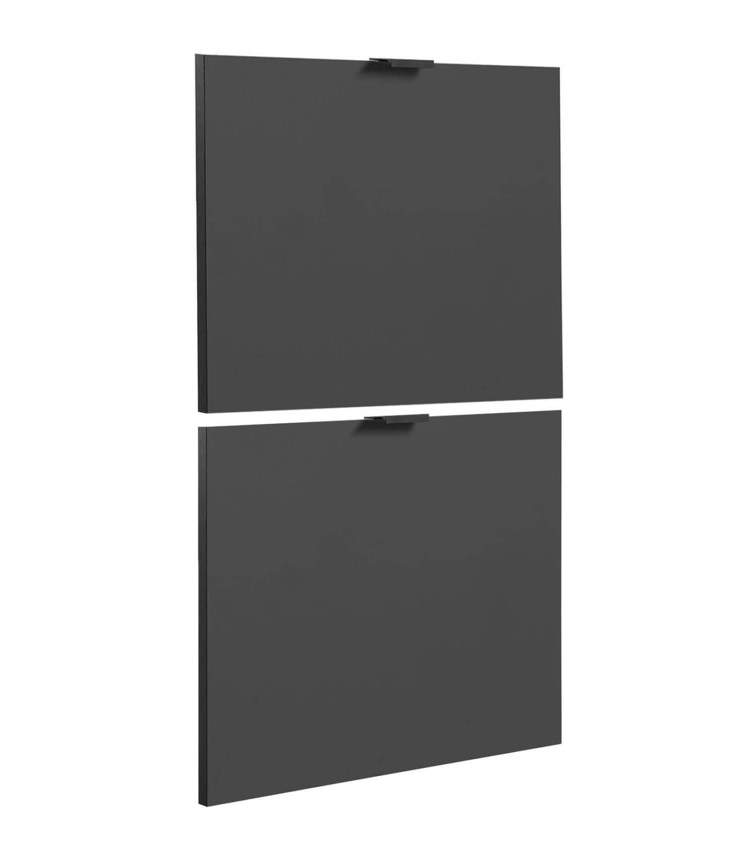 REGALEINSATZ Die Aufgeräumten - Anthrazit, Holzwerkstoff (41/68/2cm) - Mokebo