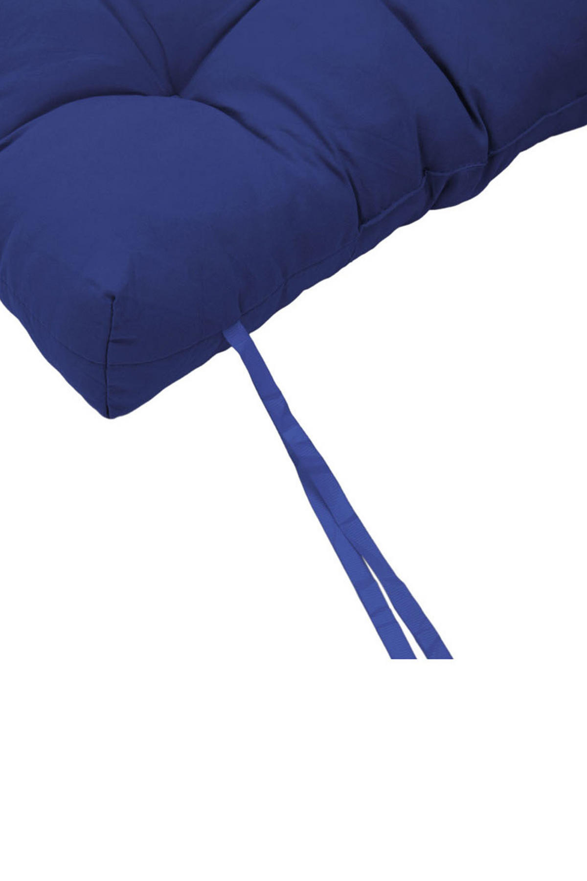 SITZKISSEN-SET 2-tlg. aus Polyester PP-Baumwolle in Marineblau für Outdoor-Liegen Kombinierfreudiges Design 43 x 53 cm - Blau, Textil (43/72/53cm) - Livingandhome
