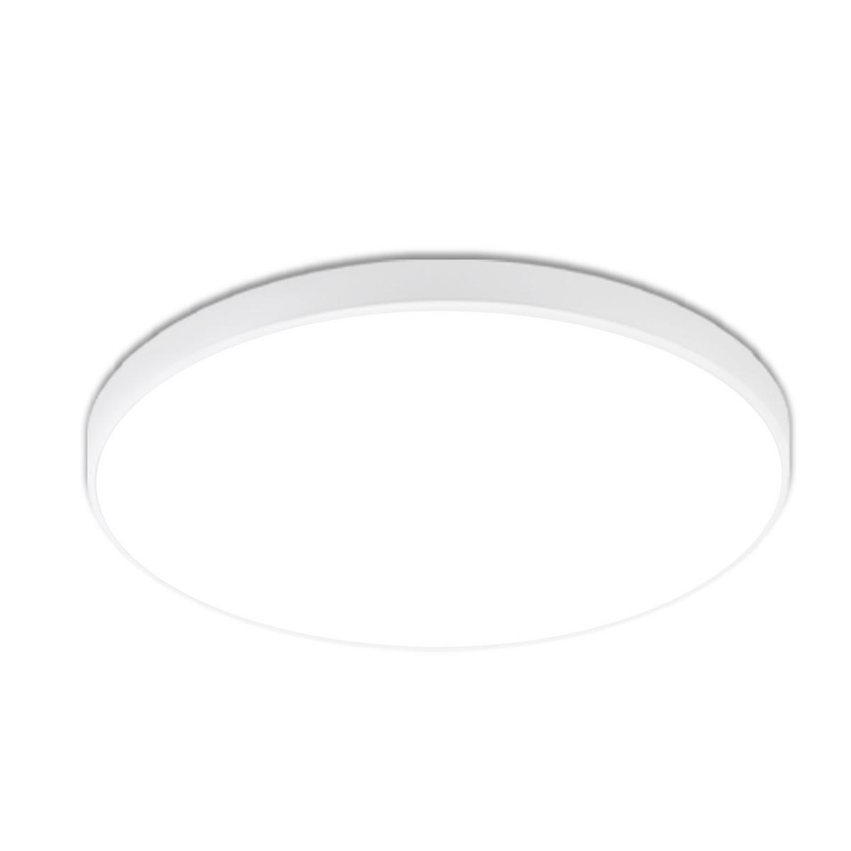 DECKENLEUCHTE Cassiopeia 21/21/5.7 cm - Weiß, Kunststoff (21/21/5.7cm) - ZMH