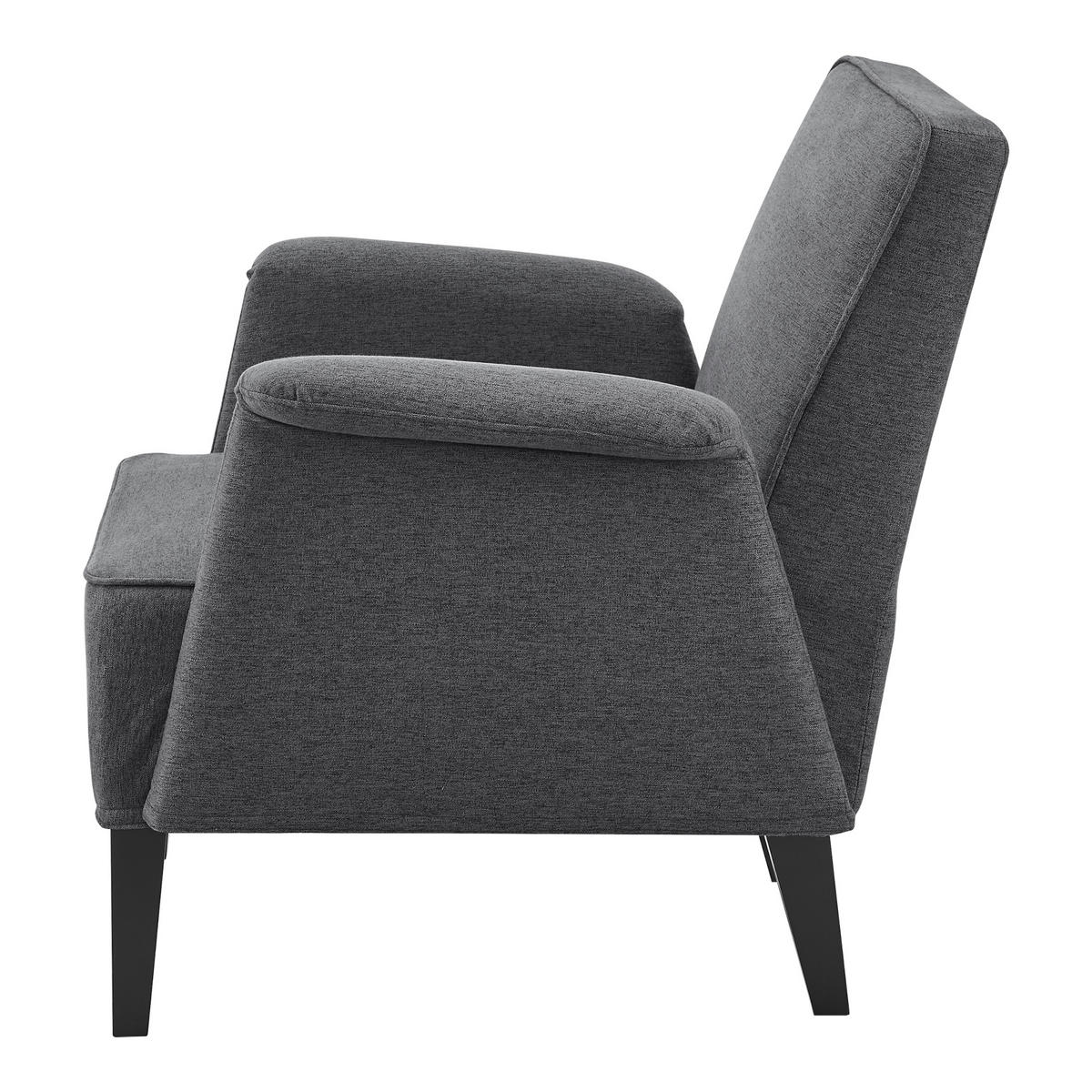 POLSTERSESSEL Diespeck Textil Steingrau - Grau, Textil (78.5/82/77cm) - [en.casa]
