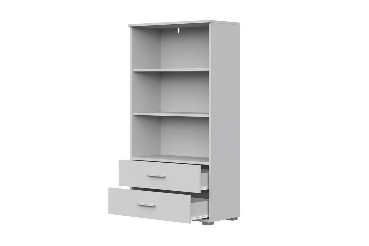 BÜCHERREGAL Weiß 40/130/34 - Weiß, Holzwerkstoff (40/130/34cm) - RAUMHIRSCH FURNITURE