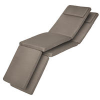 DECKCHAIRAUFLAGE Loftlux DC 175x45x5cm Taupe (2tlg) - Taupe, Textil (45/175cm) - Beautissu 
