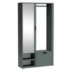 GARDEROBE MILANO UNI - Dunkelgrün, Holzwerkstoff (100/190/33cm) - Meblini