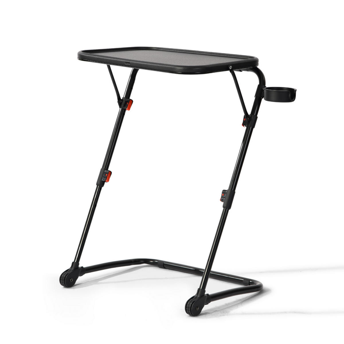 SCHREIBTISCH Schwarz - Schwarz, Metall (38/53/49cm) - Urban Meuble