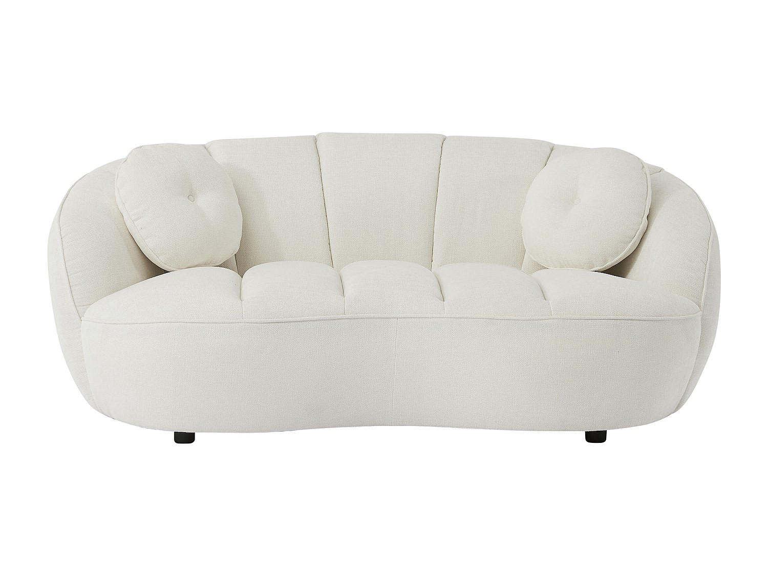 Vente-Unique Sofa Weiß 186x77x106 cm
