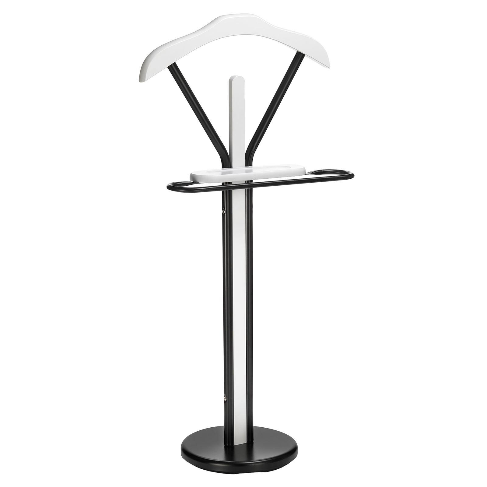 HERRENDIENER MATTEO - Schwarz/Weiß, Metall (50/108/28cm) - IDIMEX