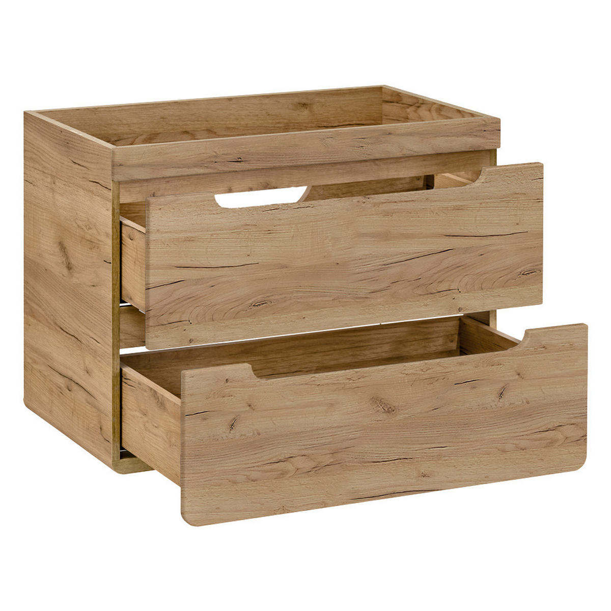 WASCHTISCH Luton-56 - Braun, Holzwerkstoff (81/63/46cm) - Lomado