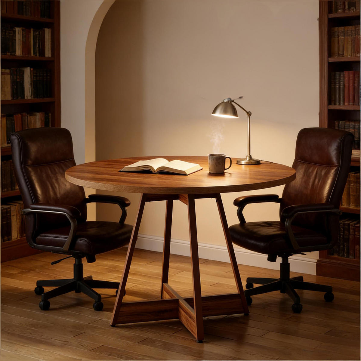 ESSTISCH Braun 100/100/75 cm - Braun, Holz (100/100/75cm) - PANGIVO
