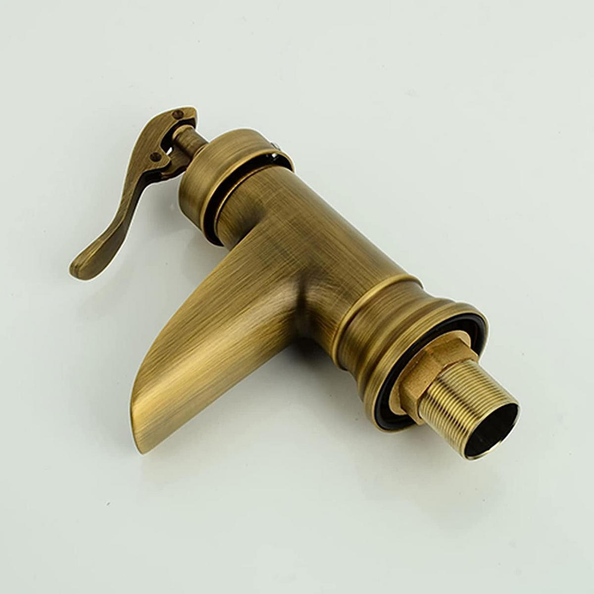BADEZIMMERARMATUR, 18.5 x 10.5 cm, gold - Goldfarben, Metall (30/15/20cm) - Vallsero